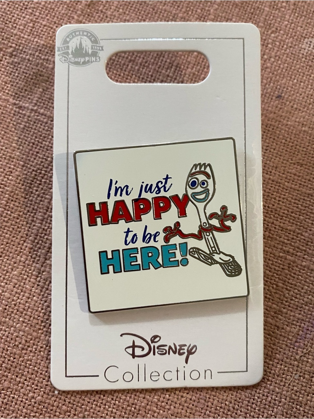 Disney Silver Enamel Pin